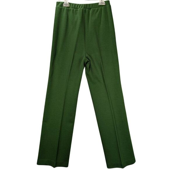 Vintage Pants 3 pc Set Womens 12 Green Shirt Shell Retro Leisure 70s Forestcore - Picture 2 of 16
